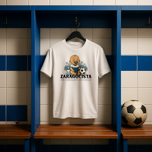 Camiseta Zaragocista Se Nace, No Se Hace