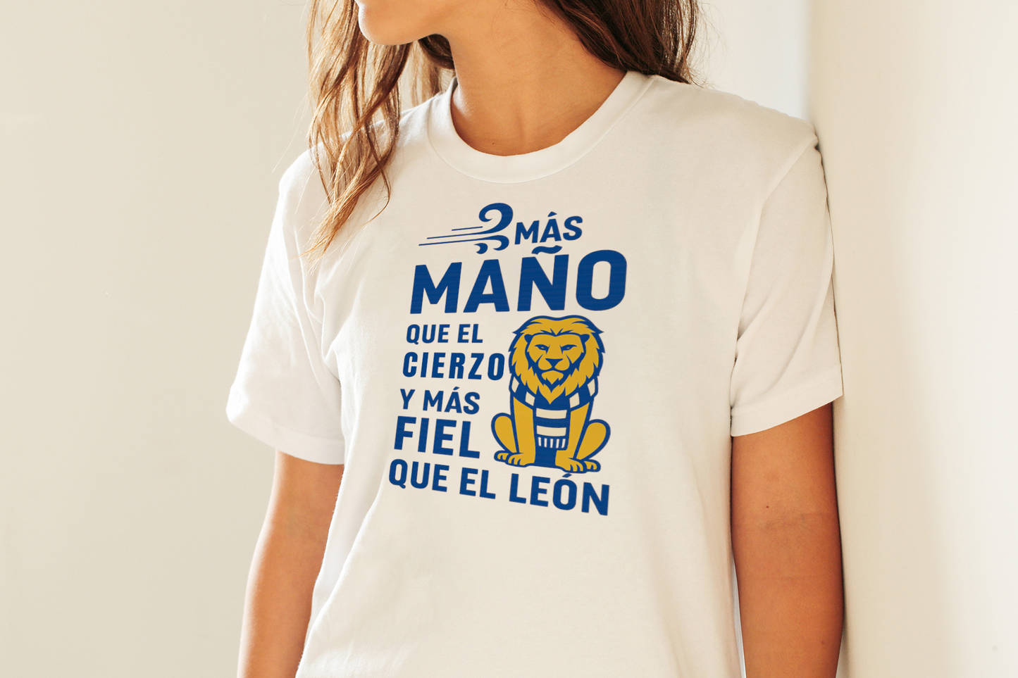 Camiseta Más Maño Que El Cierzo Y Más Fiel Que El León