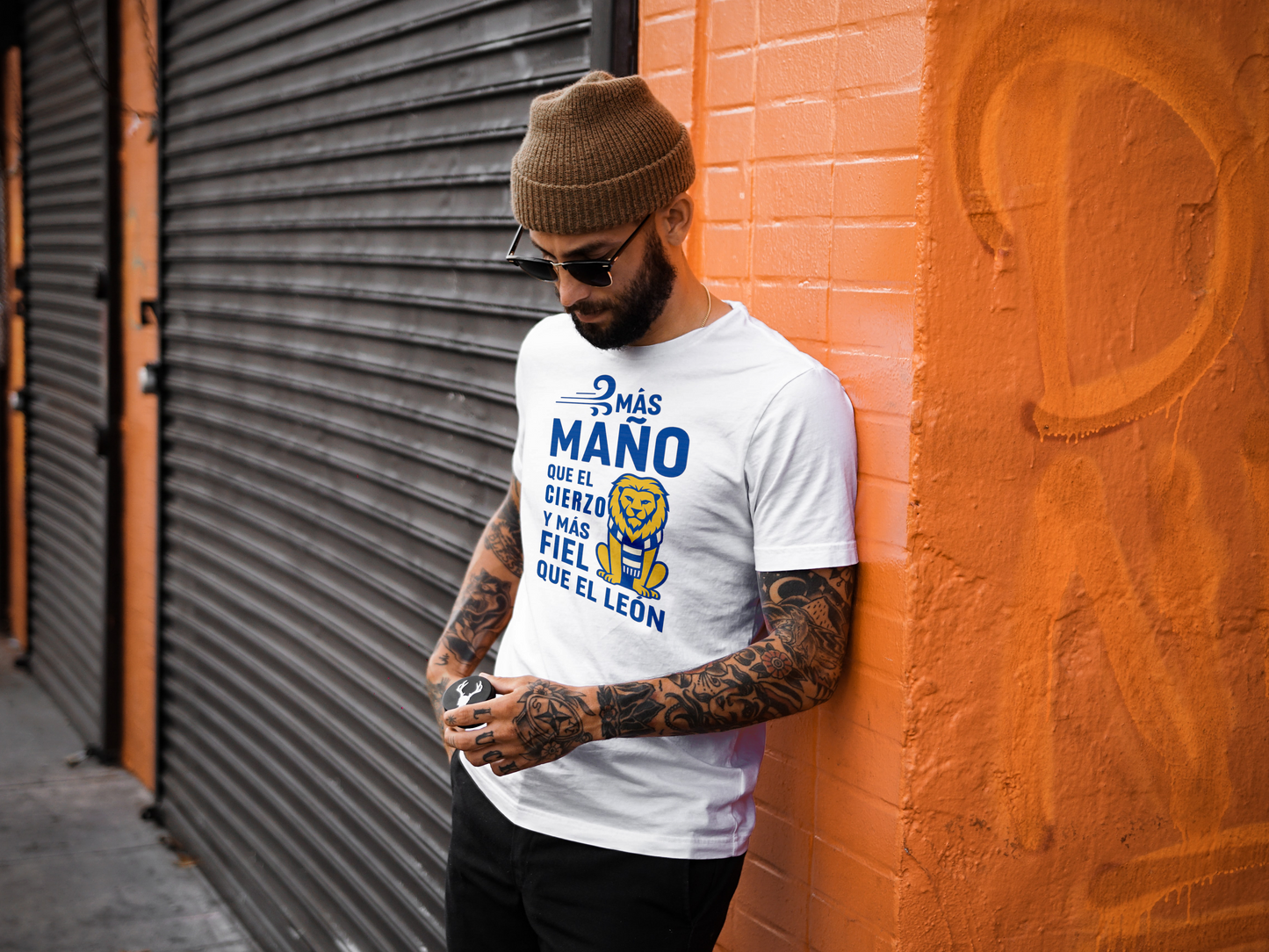 Camiseta Más Maño Que El Cierzo Y Más Fiel Que El León