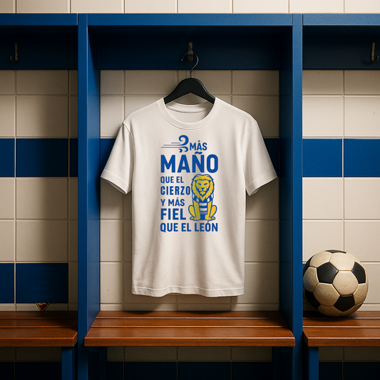 Camiseta Más Maño Que El Cierzo Y Más Fiel Que El León