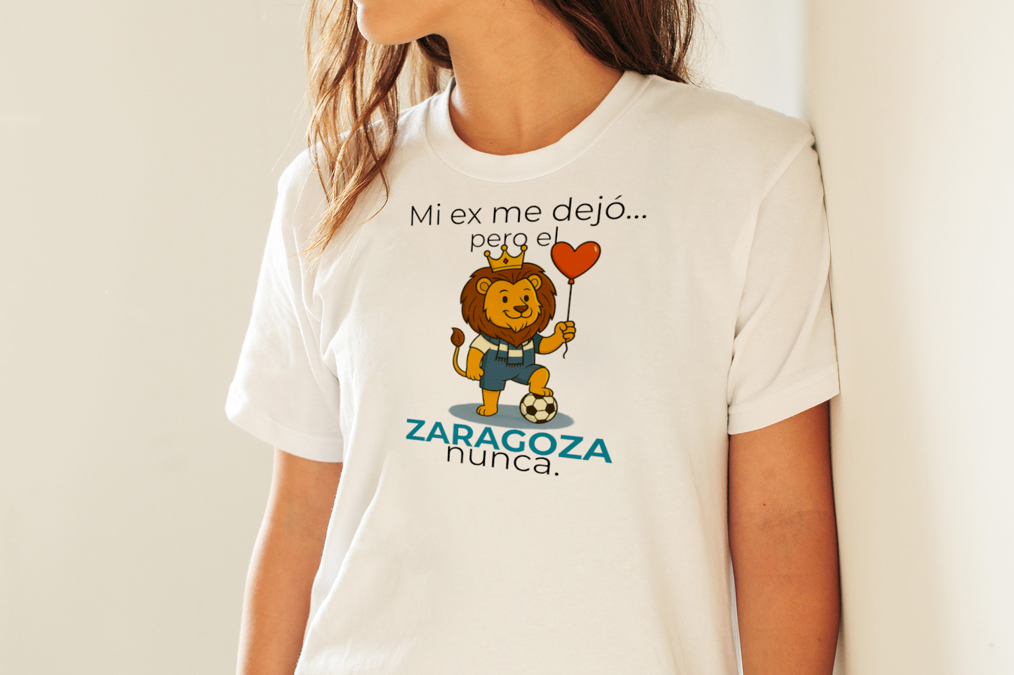 Camiseta Mi Ex Me Dejo Pero El Zaragoza Nunca